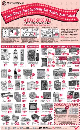 Sheng Siong - 3 New Outlets Opening Promotion