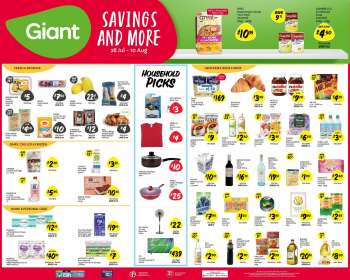 Giant promotion - Savings and More