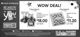 Cold Storage - Christmas WOW Deal 2 Ad