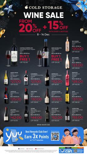 Cold Storage - Wine Sales Ad
