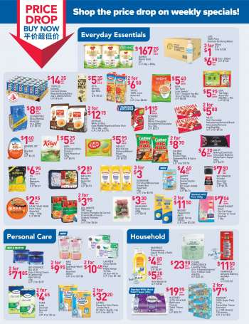FairPrice promotion - Price Drop Buy Now – Weekly Savers