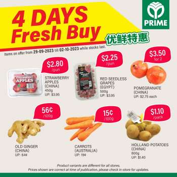 Prime Supermarket Singapore catalogues