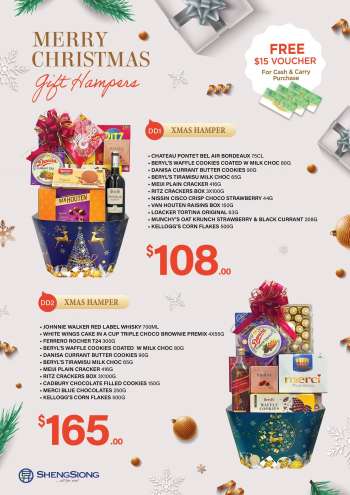 thumbnail - Sheng Siong promotion - Christmas Gifting Hampers