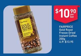 FAIRPRICE Gold Roast Freeze Dried Instant Coffee